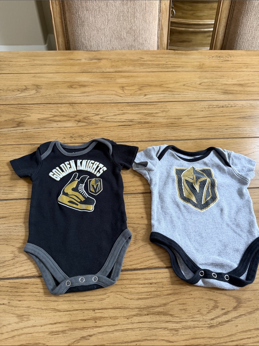 NHL Vegas Golden Knights Infant Bodysuit Set of 2